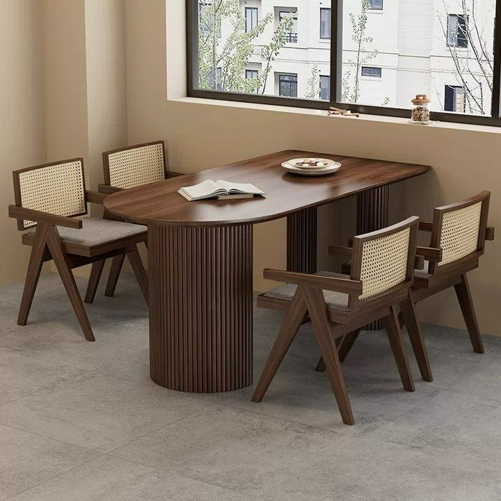 KEIRA Modern Solid Wood Dining Table