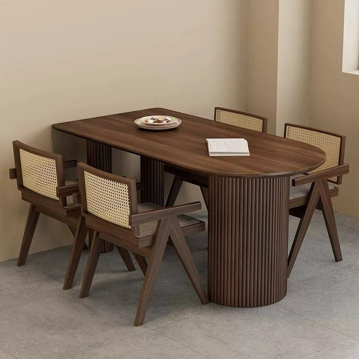 KEIRA Modern Solid Wood Dining Table