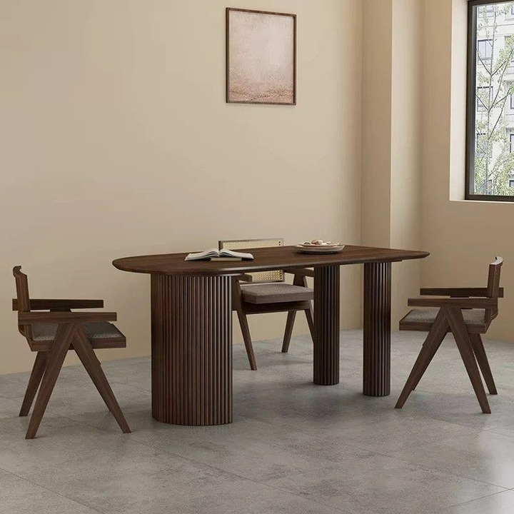 KEIRA Modern Solid Wood Dining Table