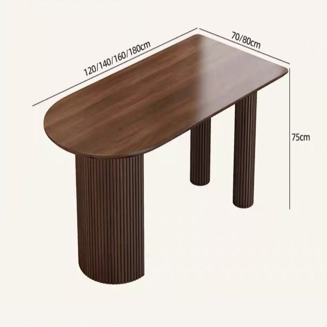 KEIRA Modern Solid Wood Dining Table