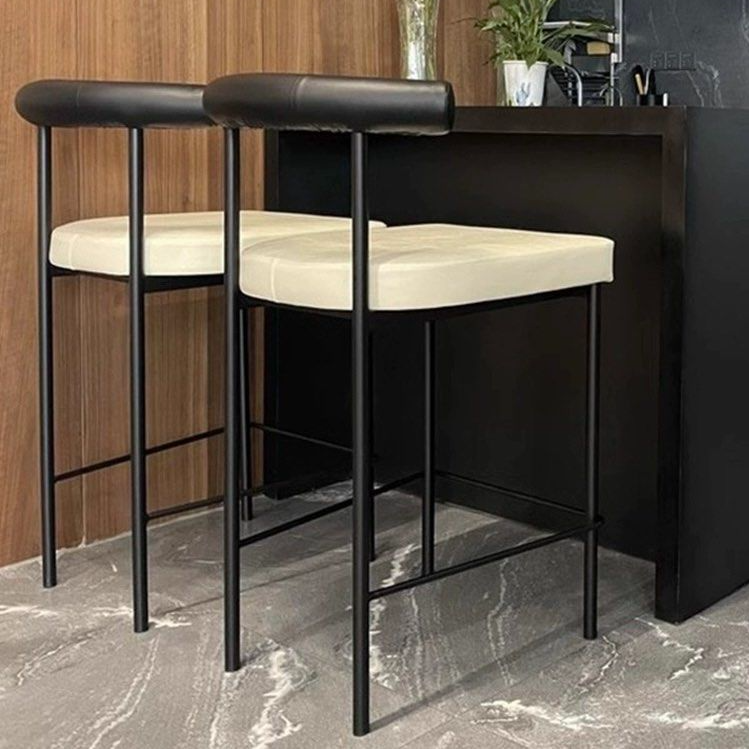 COFA Modern Leather Bar Stool