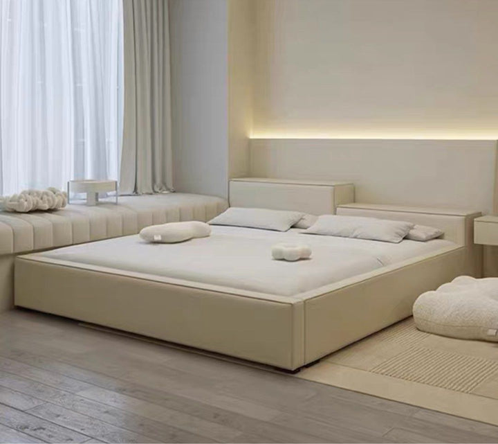 JAEGA Japandi Leather Bedframe