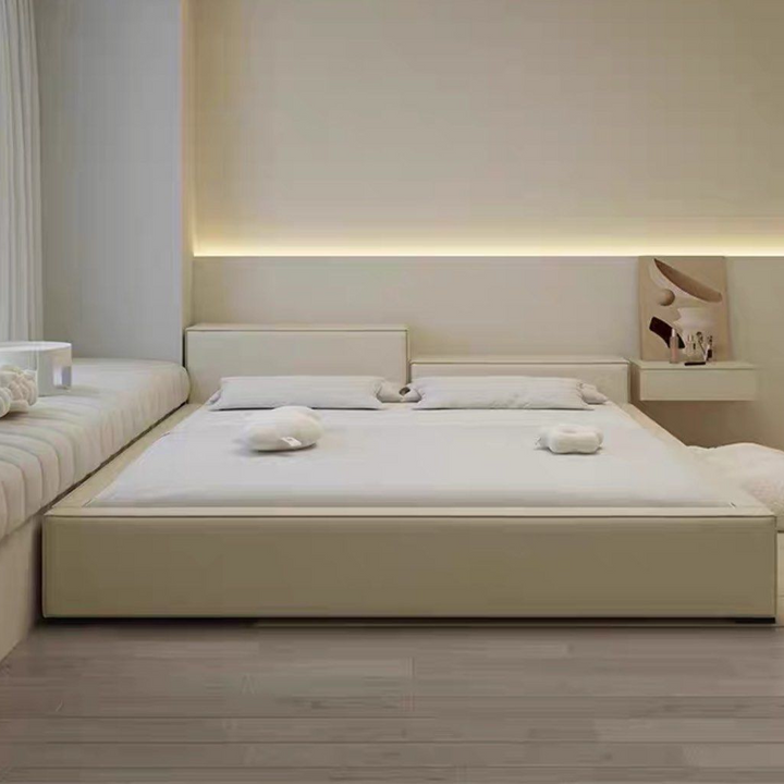 JAEGA Japandi Leather Bedframe