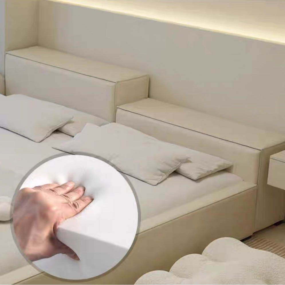 JAEGA Japandi Leather Bedframe