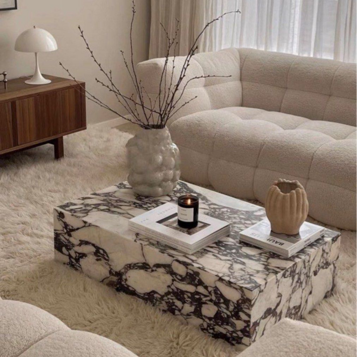 KENZA Modern Marble Coffee Tables