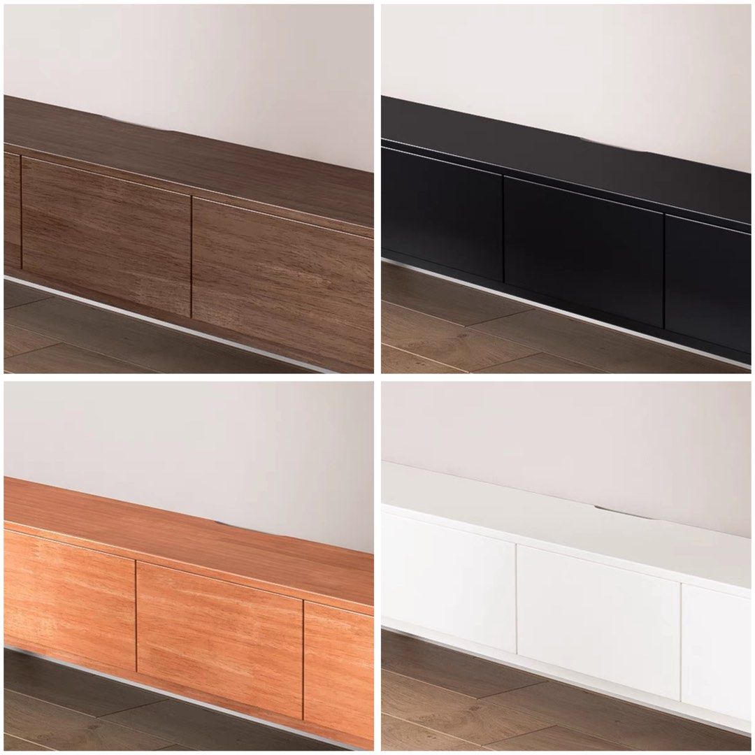 MALOR Modern Solid Wood TV Console