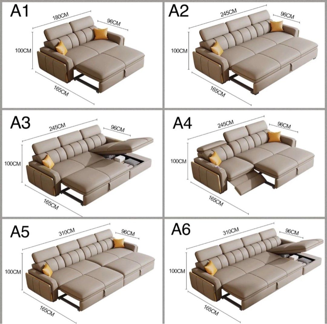 LUNESSA Electric Recliner Leather Storage Sofa