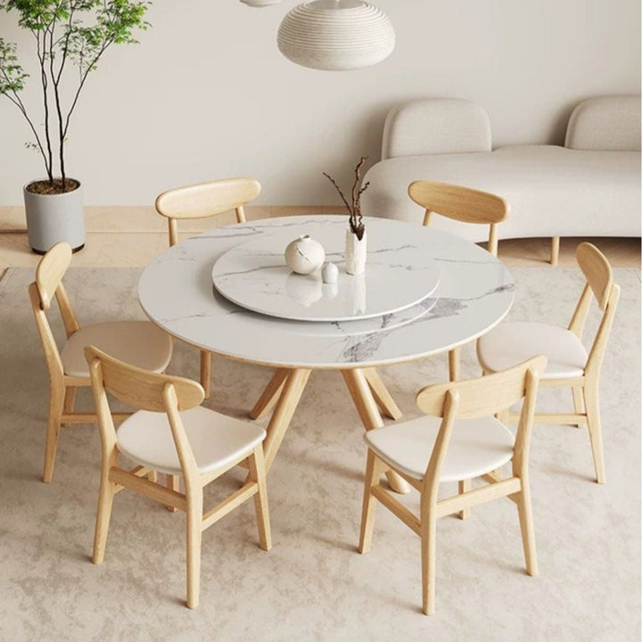 DUCOS Japandi Sintered Stone Dining Table