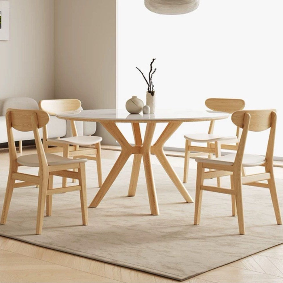DUCOS Japandi Sintered Stone Dining Table