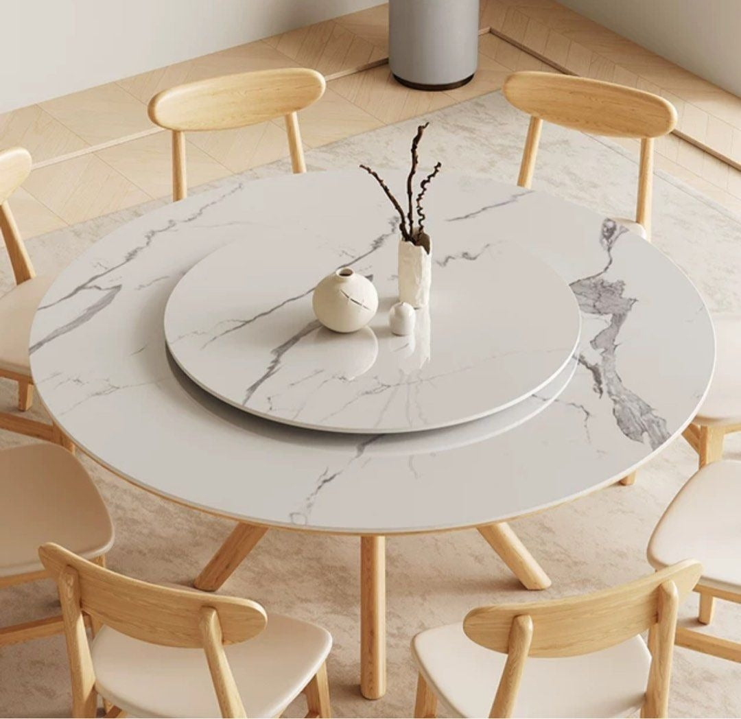 DUCOS Japandi Sintered Stone Dining Table