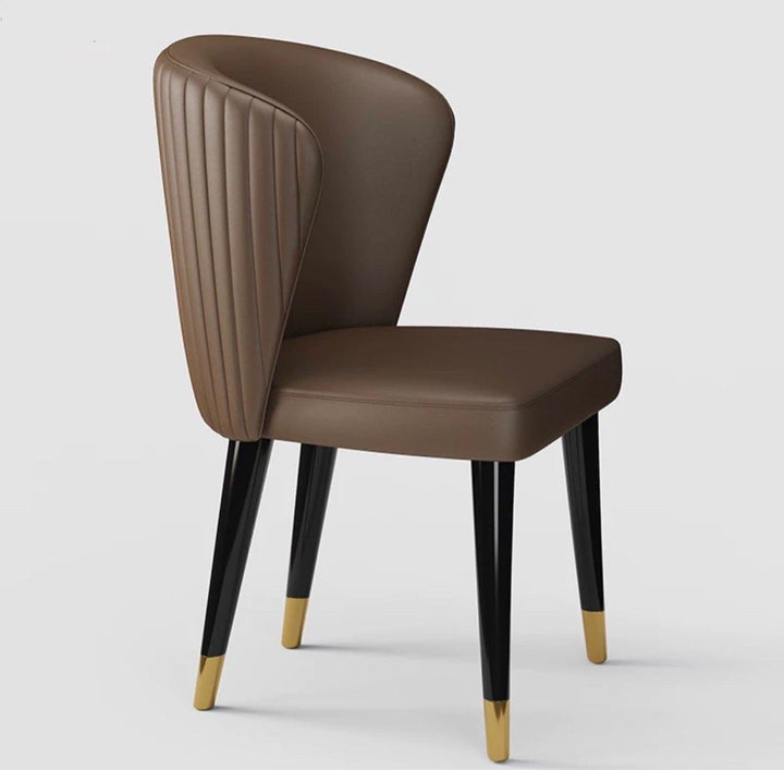 OBADIAH Modern Leather Dining Chair