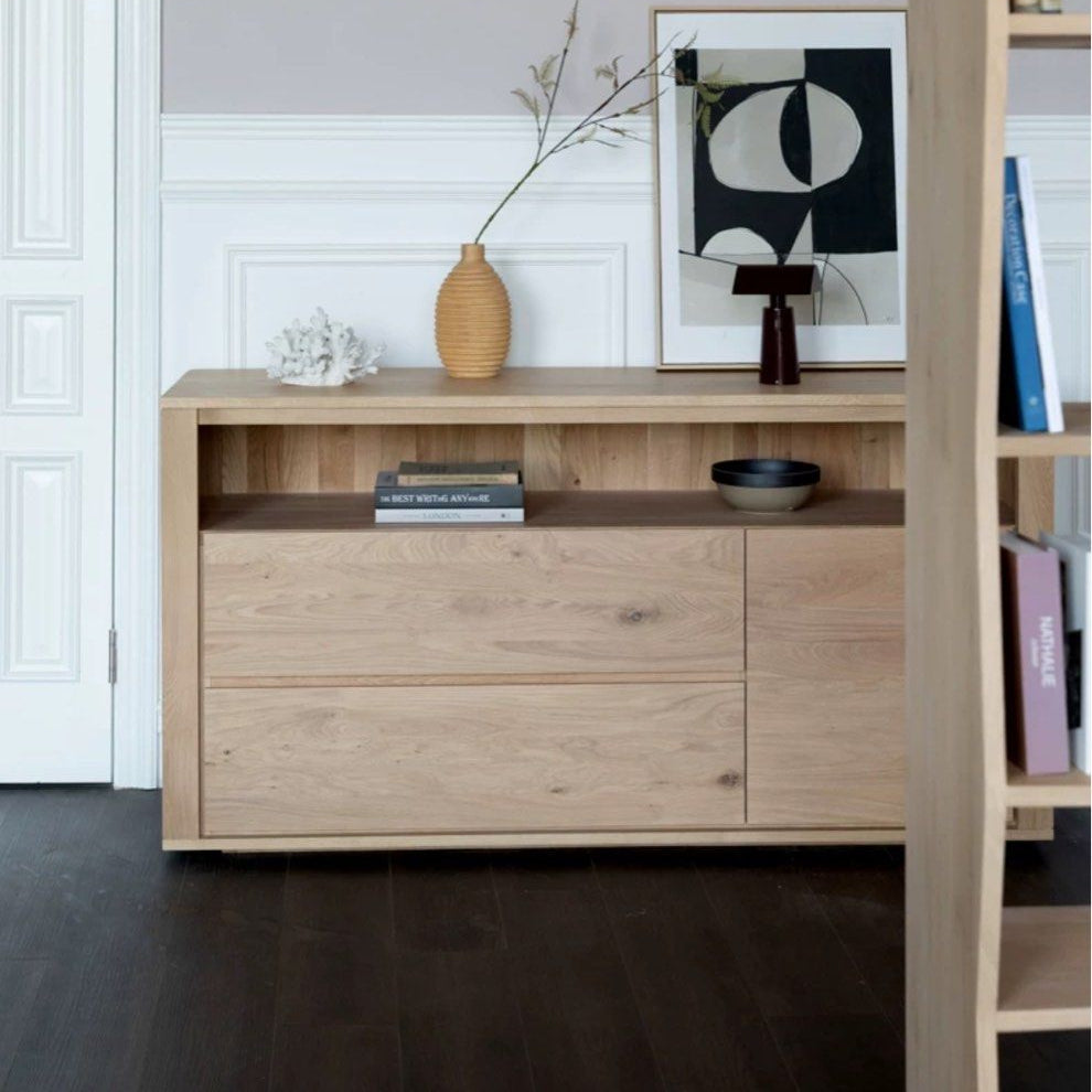 YEBOVE Modern Solid Wood Sideboard