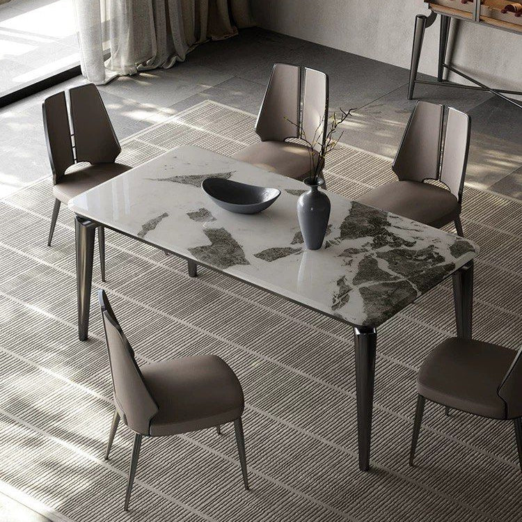 JAYSNE Modern Marble Dining Table