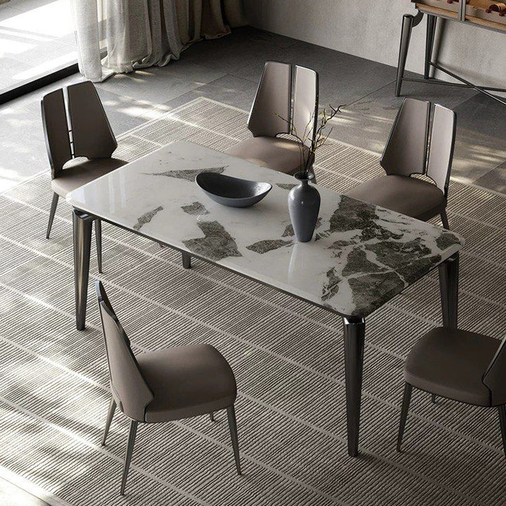 JAYSNE Modern Marble Dining Table