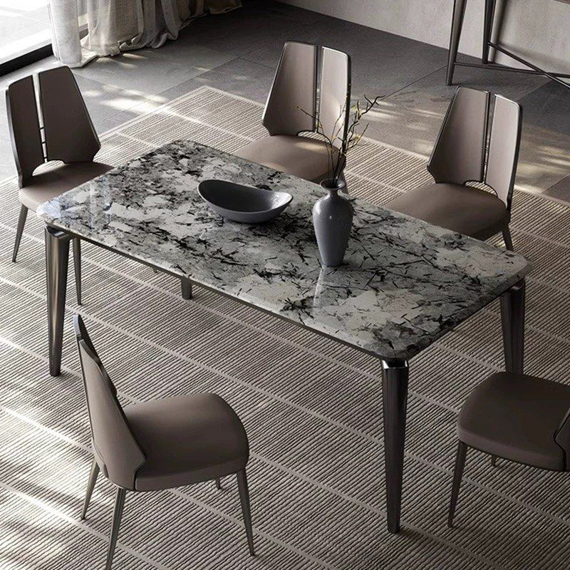 JAYSNE Modern Marble Dining Table