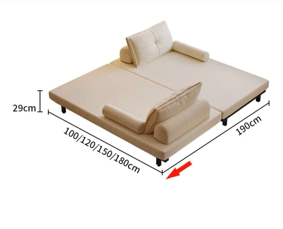 BOVINO Modern Fabric Sofa Bed