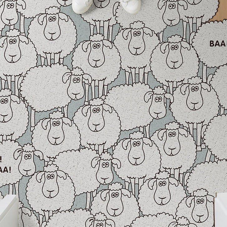 JAZELL Sheep Bath Mat