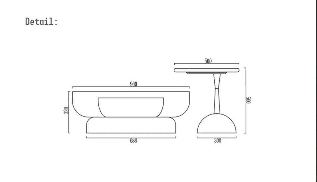 GUZMAN Modern Coffee Table