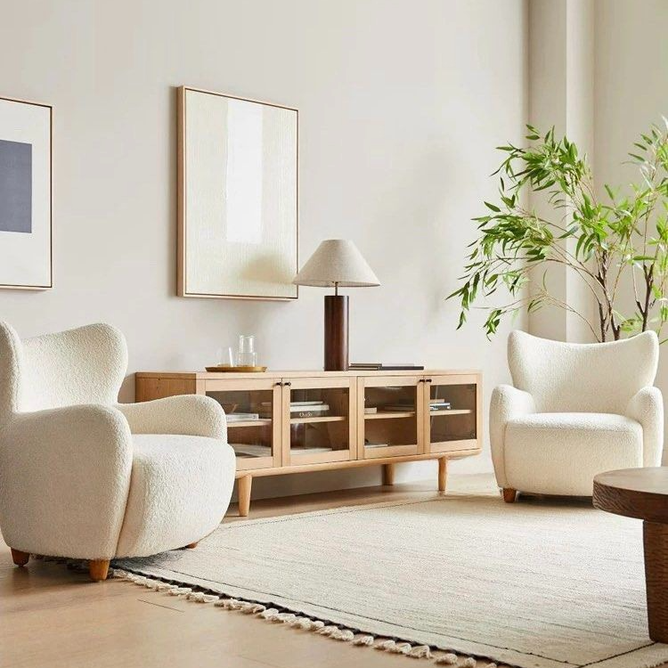 SAVANNAH Japandi Boucle Armchair