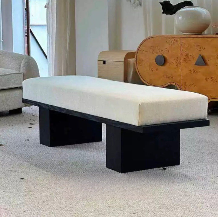 WENSA Modern Solid Wood Bench