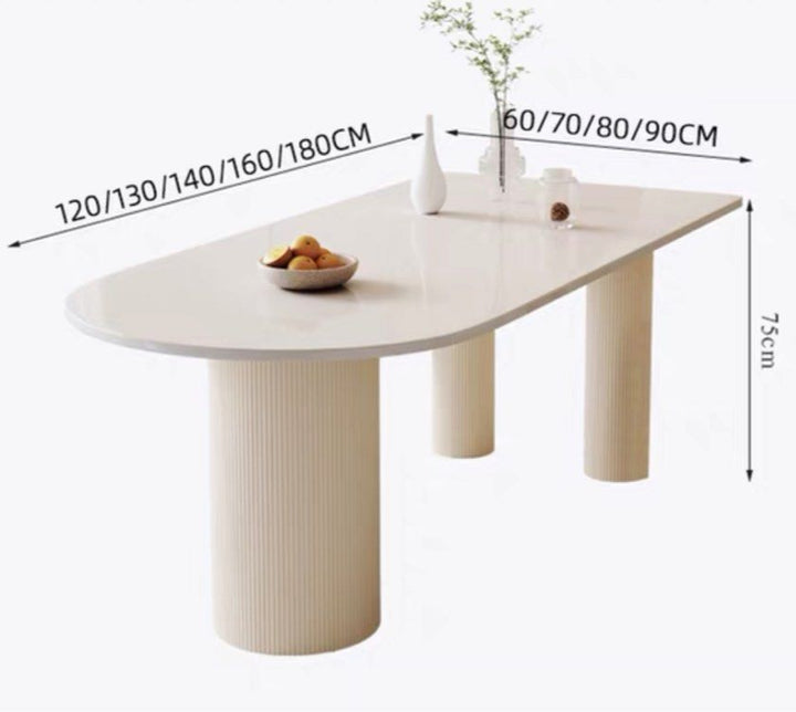 BOWE Modern Sintered Stone Dining Table