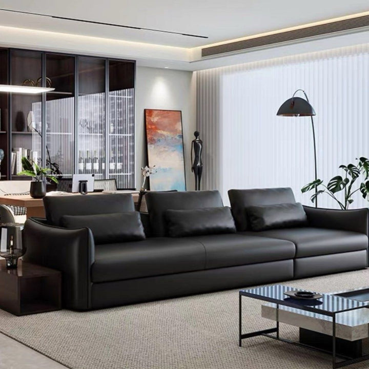 FENELLE Modern Genuine Leather Sofa