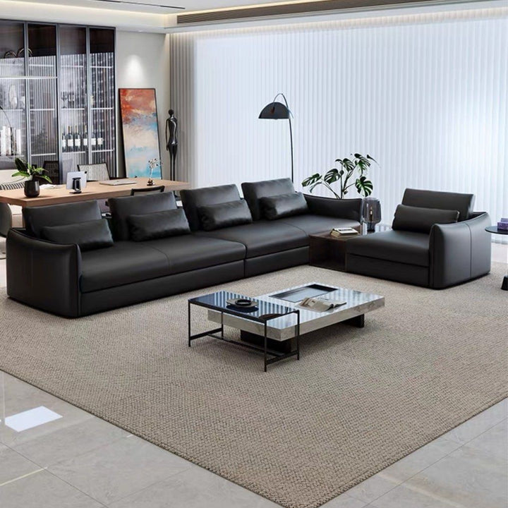FENELLE Modern Genuine Leather Sofa