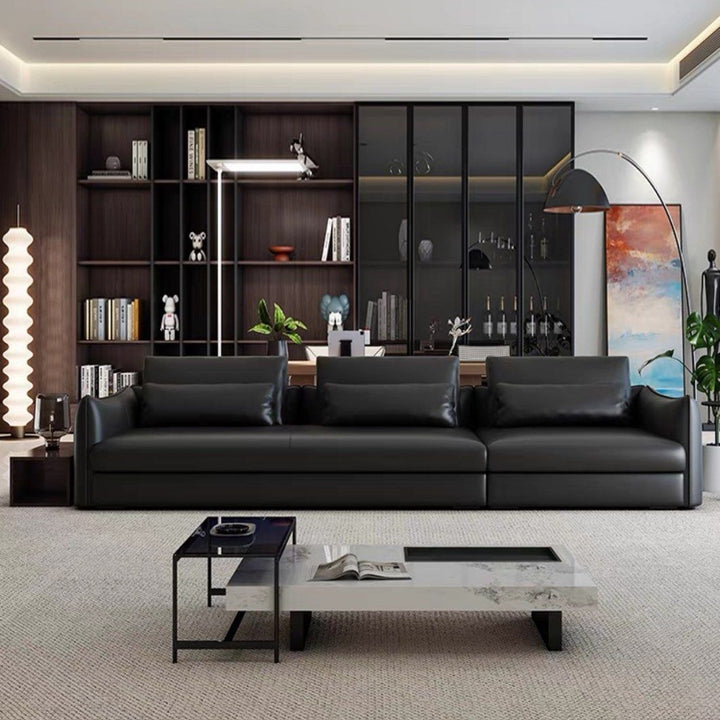FENELLE Modern Genuine Leather Sofa
