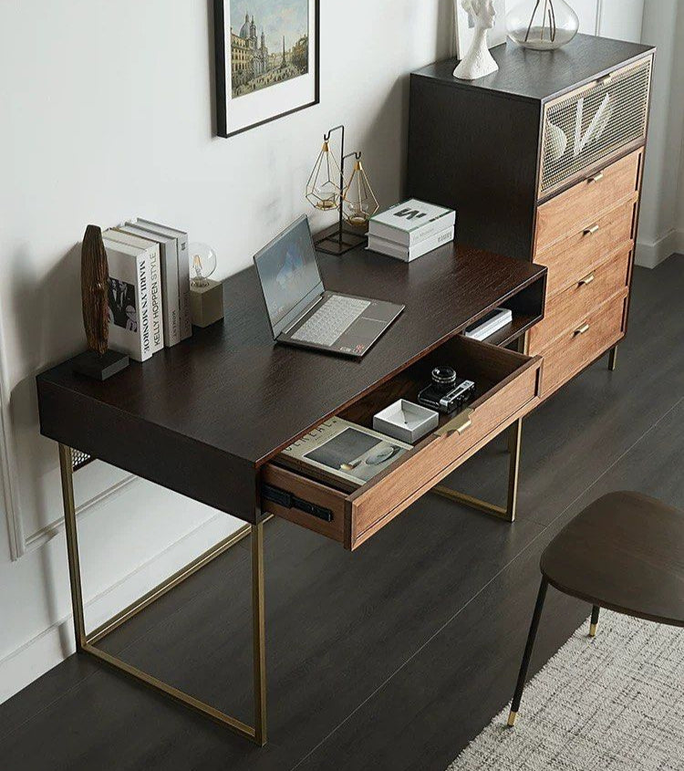 LORCAN Modern Solid Wood Study Table