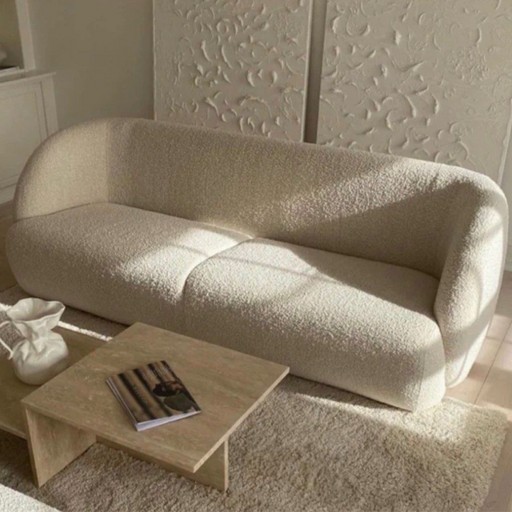 BAVELLA Modern Boucle Sofa