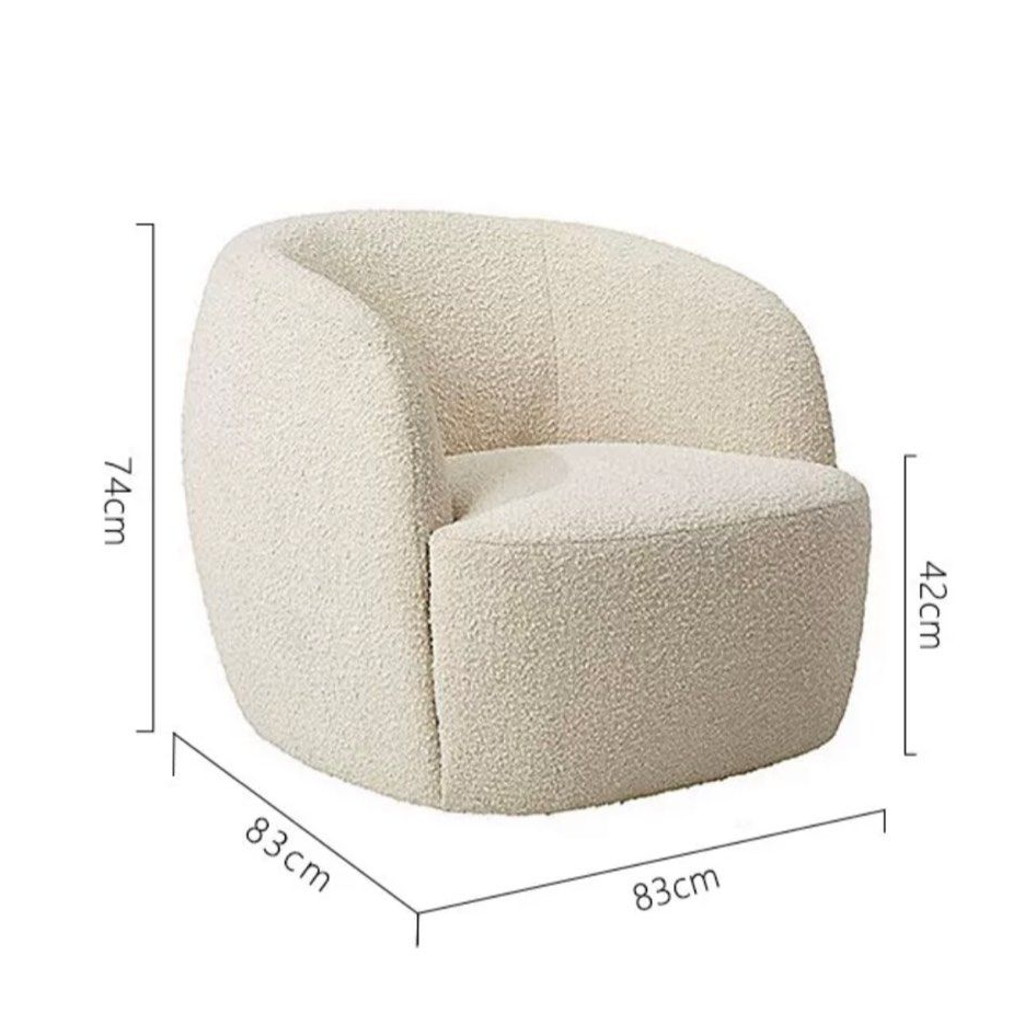 BAVELLA Modern Boucle Sofa