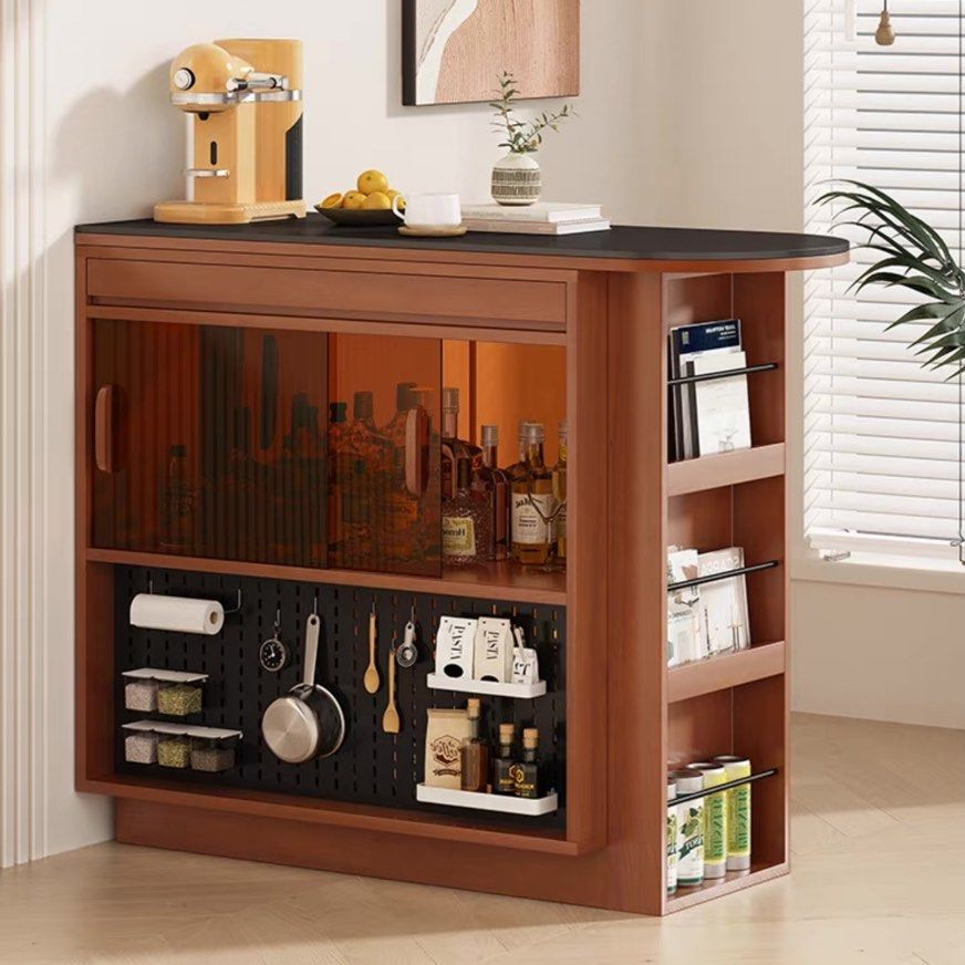 GABRIEL Modern Solid Wood Bar Island Table