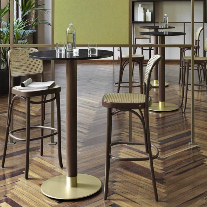 BOSEN Rustic Rattan Bar Stool