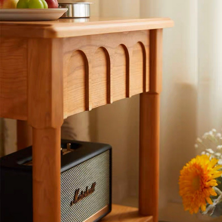 JOHANNA Solid Wood Side Table