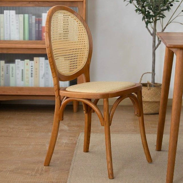 LORNA Rustic Rattan Dining Chair