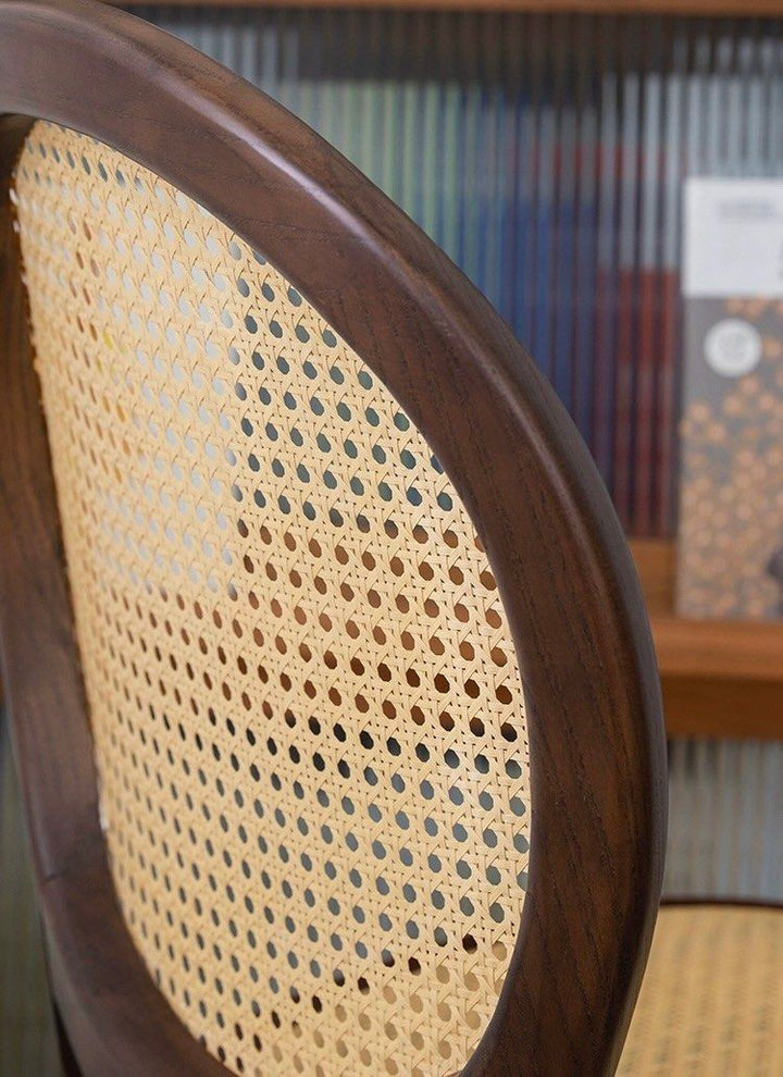 LORNA Rustic Rattan Dining Chair