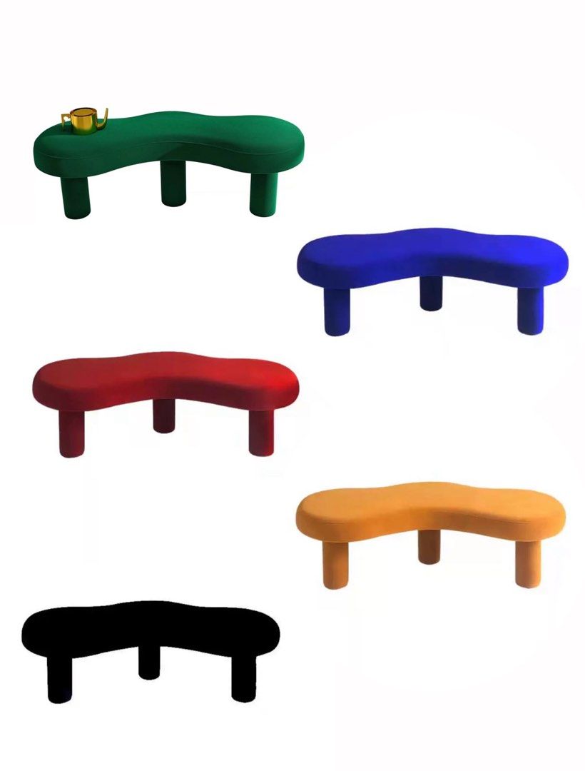 RHODES Modern Velvet Bench