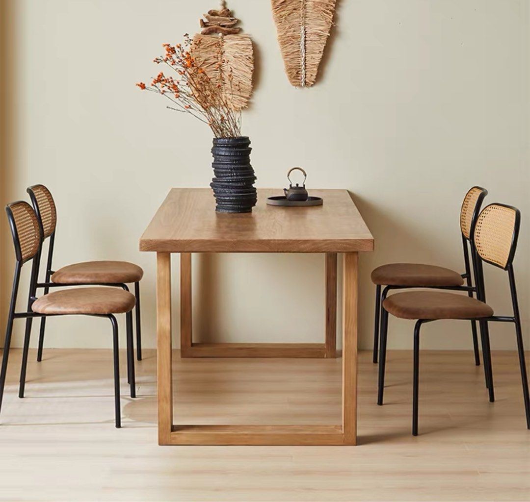 BARRERA Scandinavian Solid Wood Dining Table