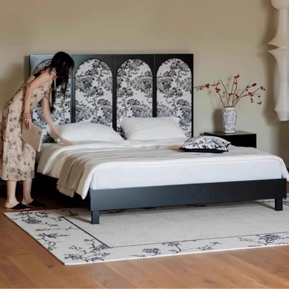 JIRASHI Oriental Solid Wood Bedframe
