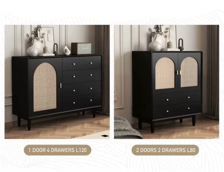 JLANCO Modern Rattan Sideboard