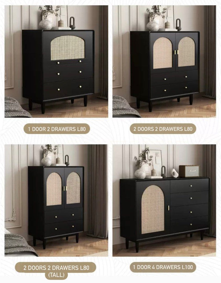 JLANCO Modern Rattan Sideboard