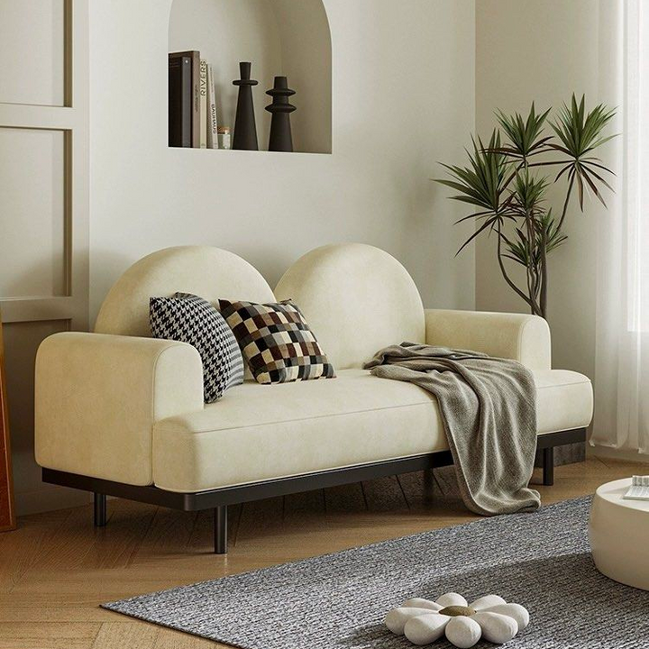 VELINDRE Modern Fabric Sofa