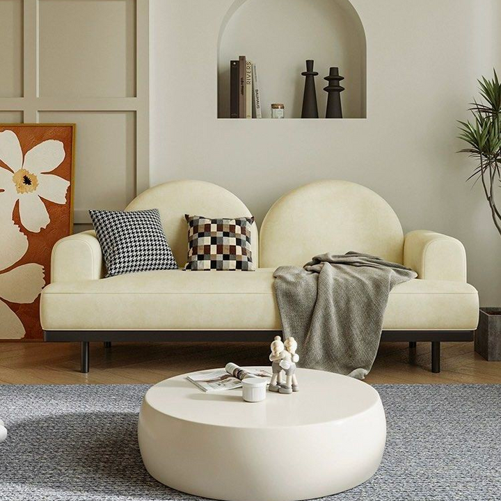 VELINDRE Modern Fabric Sofa