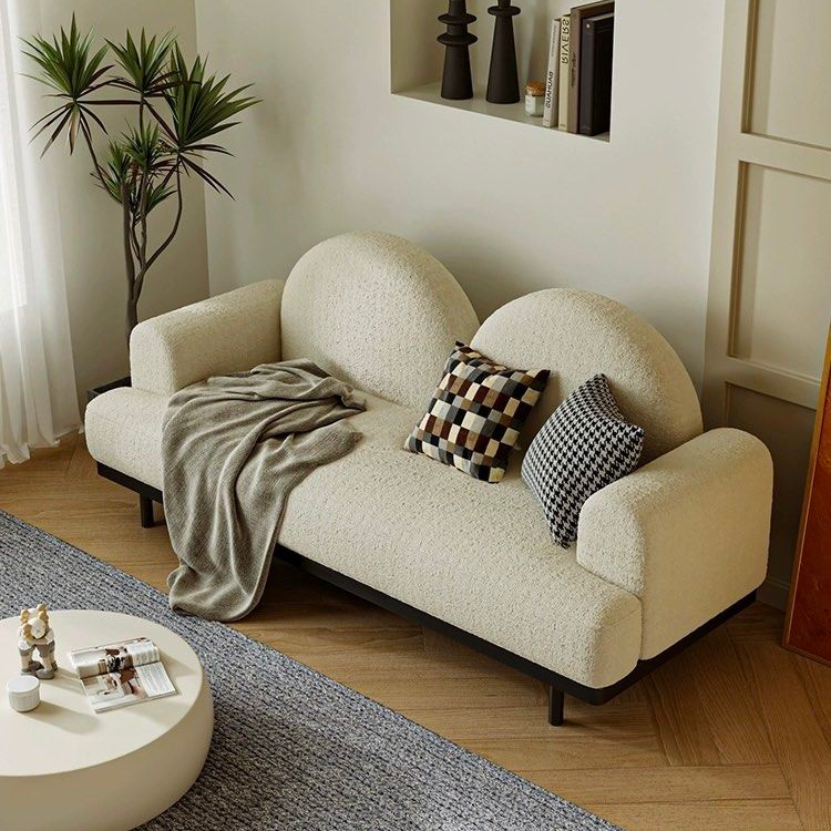 VELINDRE Modern Fabric Sofa