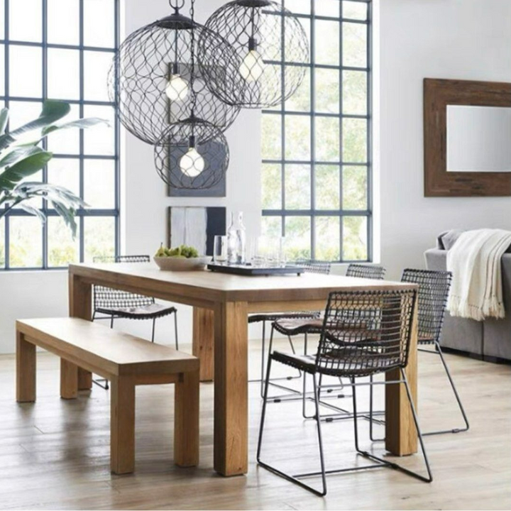 MOLINA Scandinavian Solid Wood Dining Table