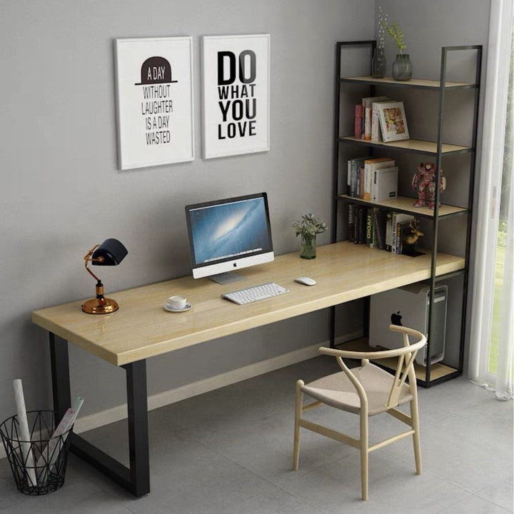 INGMAR Rustic Solid Wood Study Table