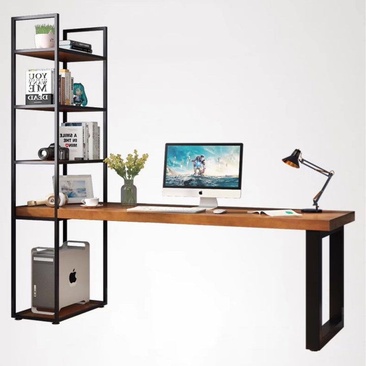 INGMAR Rustic Solid Wood Study Table