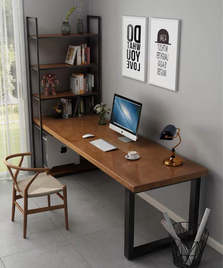 INGMAR Rustic Solid Wood Study Table