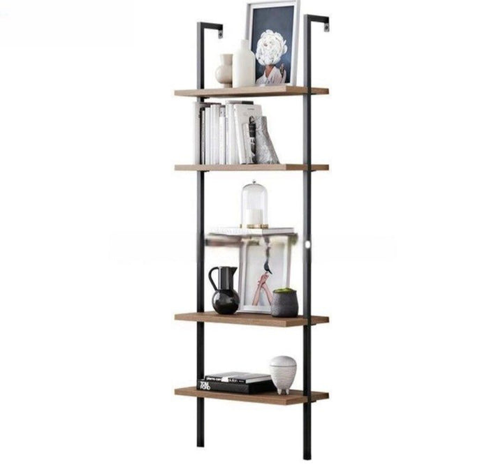 DRAY Industrial Solid Wood Ladder Display Shelf