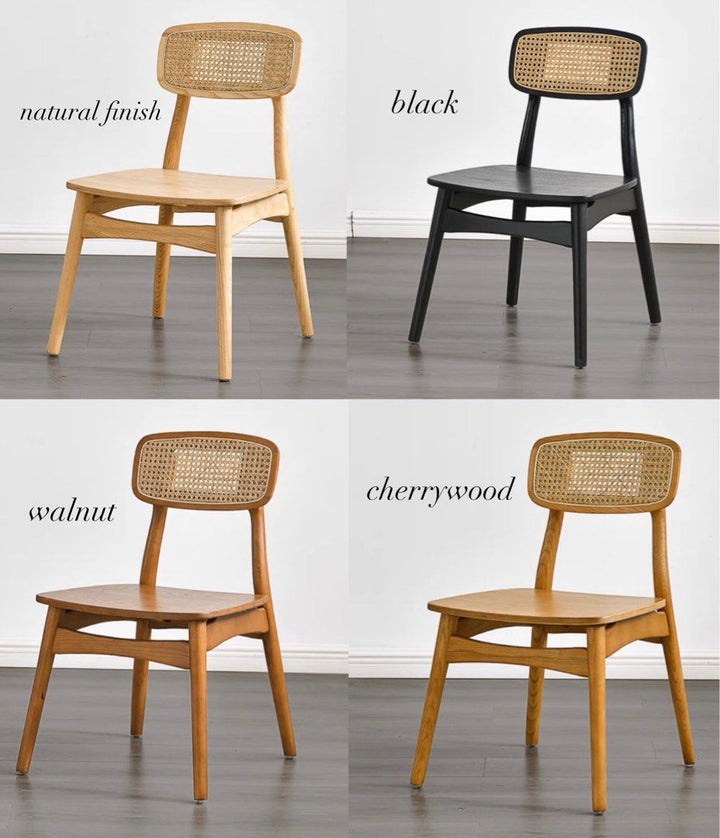 AMEON Solid Wood Dining Chair